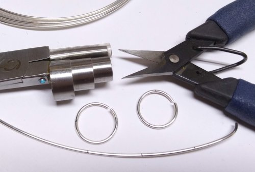 Judy Larson's Ripple Bracelet  - , Metalwork, Cutting, Cutting Tool, Cutters, Dapping, Dapping Jewelry, Filing, Finishing, Findings, Clasps, Components, Tumbling, Tumble, Tumbling Jewelry, Butane Torch, Soldering, Solder, Tools, Using approximately 15 inches of dead soft 14 gauge round wire